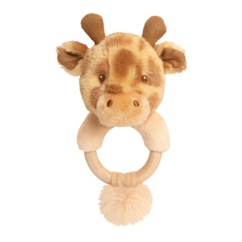 Assorted - 14cm Keeleco Cuddle Ring Rattle