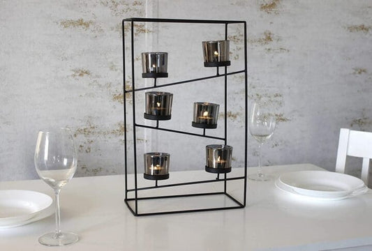 Contemporary tea light holder