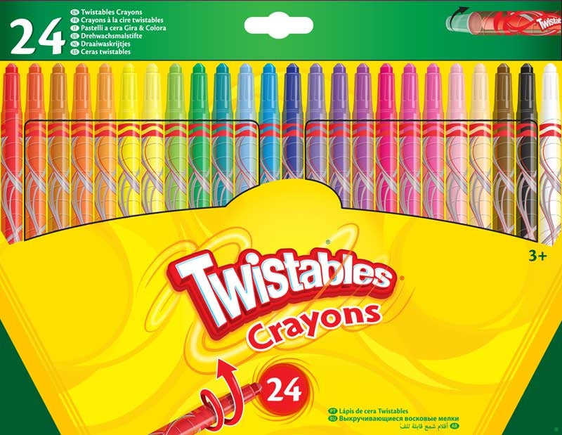 CRAYOLA 24 TWISTABLES CRAYONS