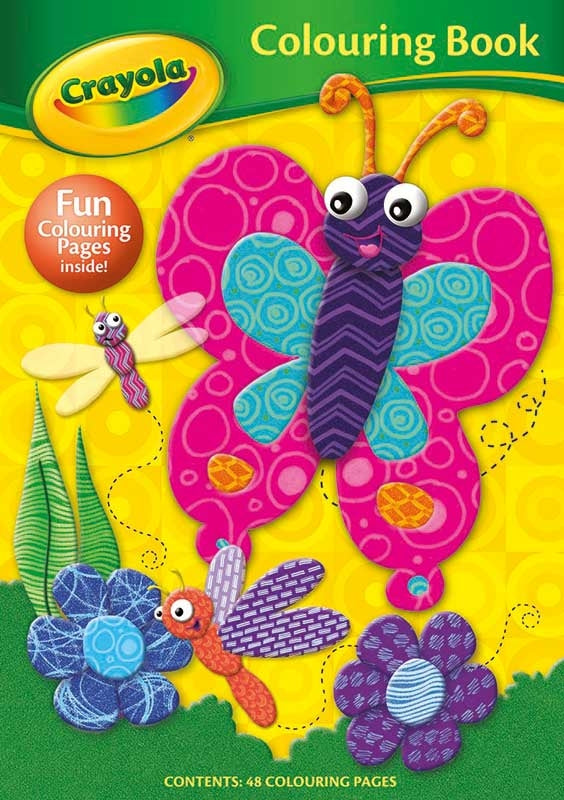 CRAYOLA COLOURING BOOK BUTTERFLY