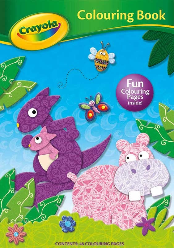 CRAYOLA COLOURING BOOK HIPPO