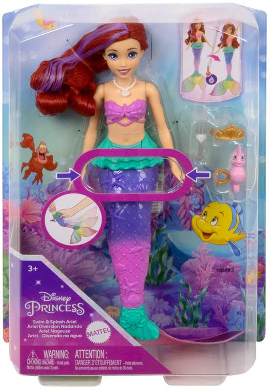 DISNEY PRINCESS FEATURE SWIMMING ARIEL