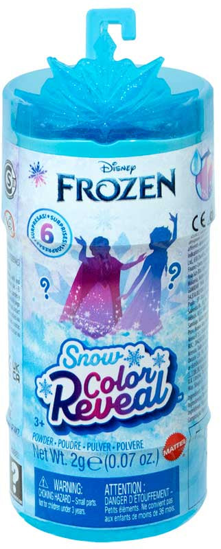 DISNEY PRINCESS FROZEN SMALL DOLLS COLOUR REVEAL ASSORTED