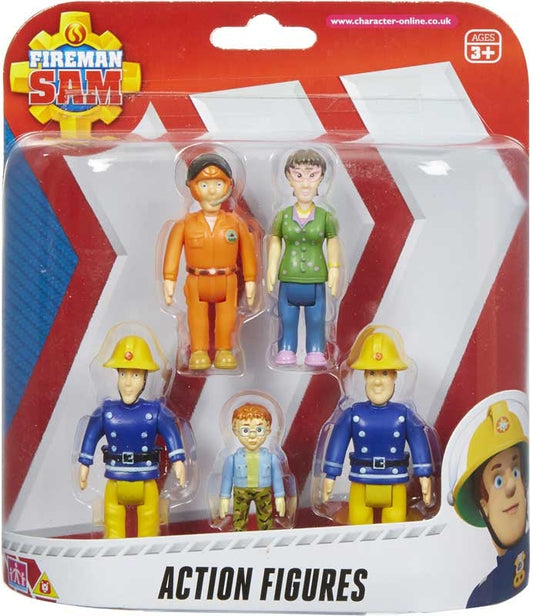 FIREMAN SAM ACTION FIGURES 5-PACK