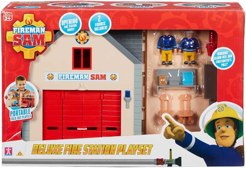 FIREMAN SAM DELUXE FIRE STATION PLAYSET