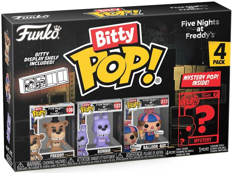 FUNKO BITTY POP: FNAF - FREDDY 4PK