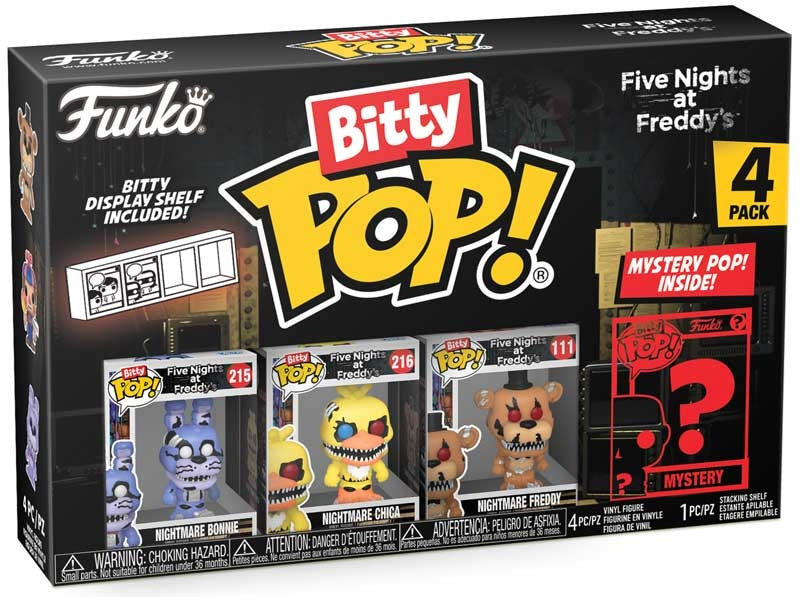 FUNKO BITTY POP: FNAF - NIGHTMARE BONNIE 4PK