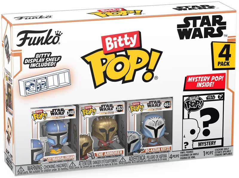 FUNKO BITTY POP: MANDALORIAN 4PK - HEAVY MANDALORIAN