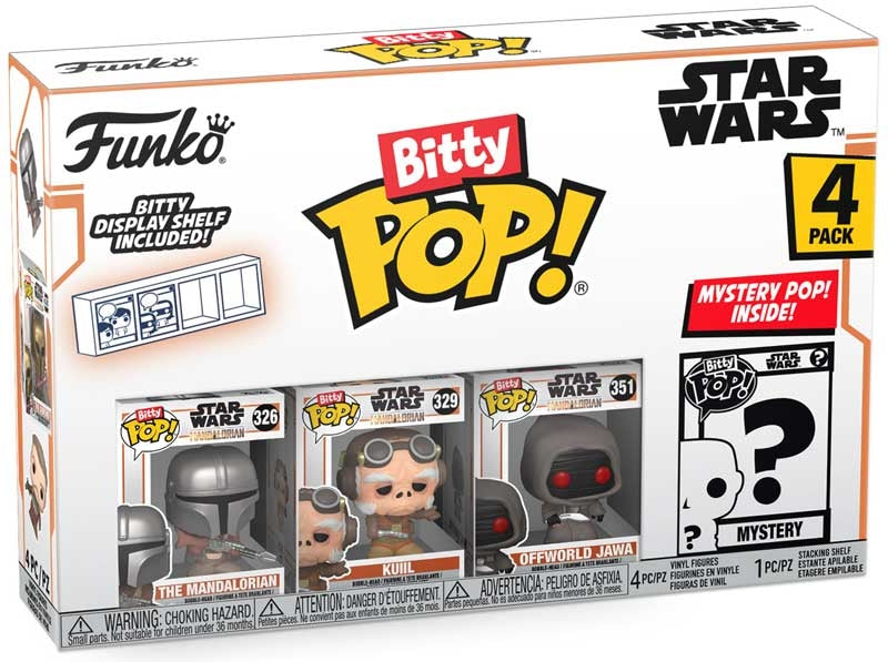 FUNKO BITTY POP: MANDALORIAN 4PK - MANDALORIAN