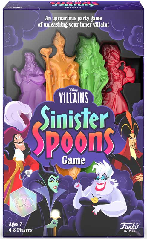 FUNKO DISNEY VILLAINS SINISTER SPOONS GAME