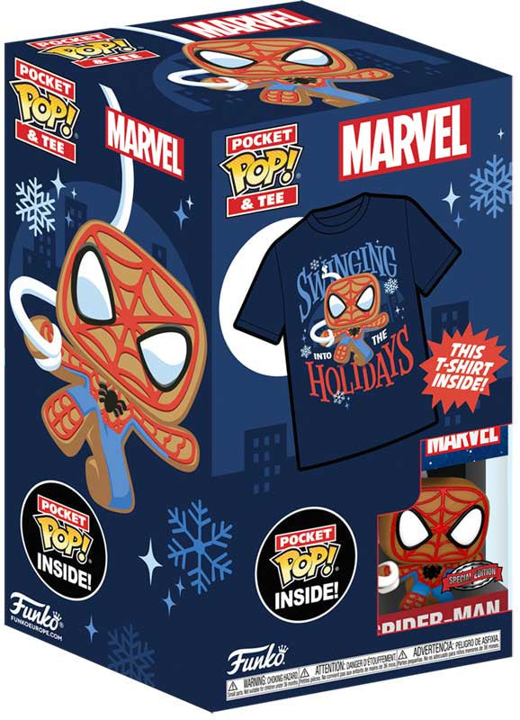 FUNKO PKT POP! & TEE: MARVEL - SPIDEY