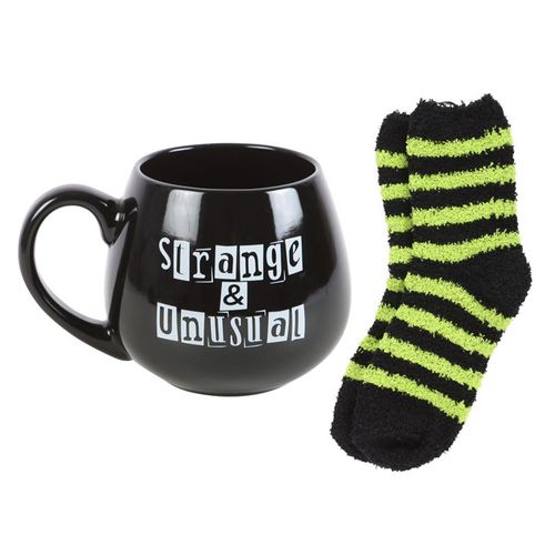 Strange & Unusual Socks & Mug set