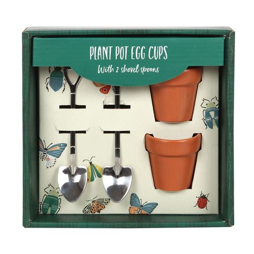 Plant Pot Egg Cup Set