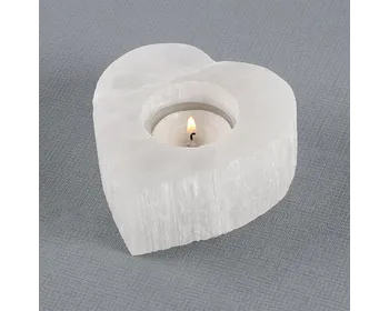 Selenite tealight holder