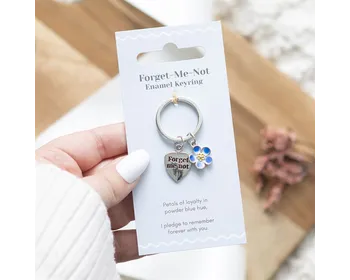 Forget me not Keyring