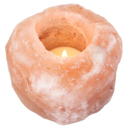 Himalayan salt tea light holder