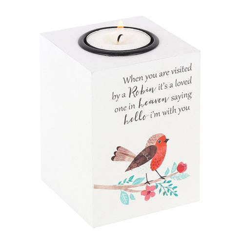 Robin tealight holder