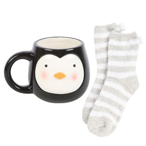 Penguin Mug & Socks