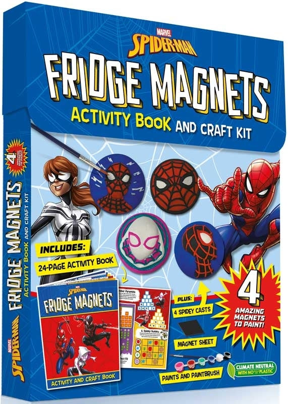 MARVEL SPIDER-MAN FRIDGE MAGNETS ACTIVITY BOOK