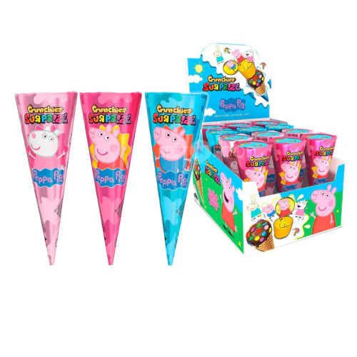 Johny Bee Peppa Pig Surprise Cones 6x25g