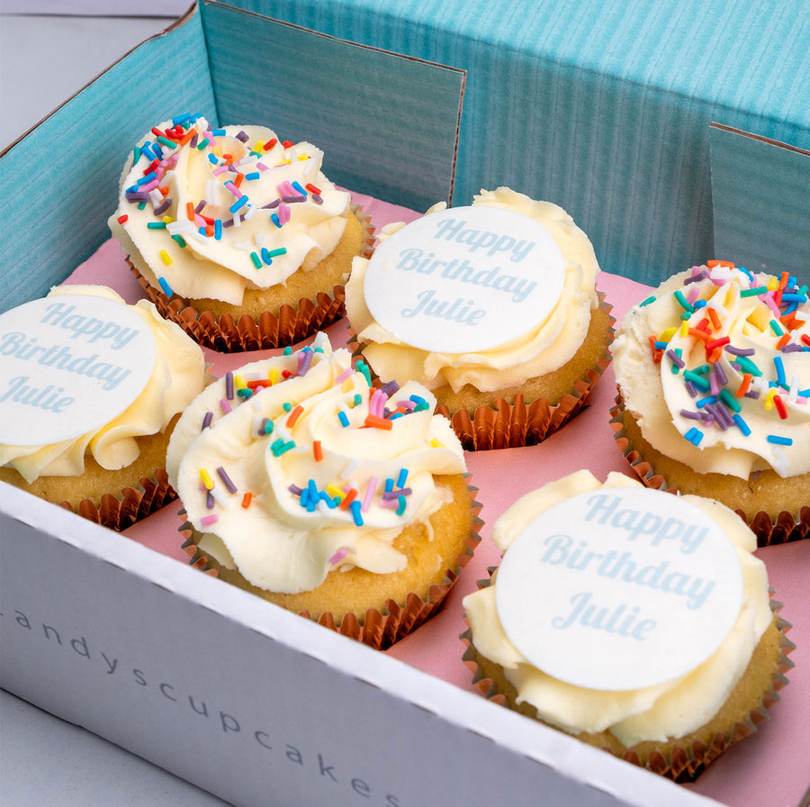 Personalised Birthday Cupcakes