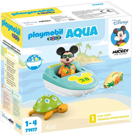 PLAYMOBIL 1.2.3 AQUA & DISNEY: MICKEYS BOAT TOUR