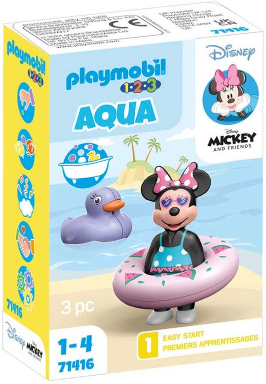 PLAYMOBIL 1.2.3 AQUA & DISNEY: MINNIES BEACH TRIP