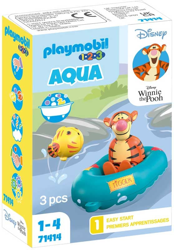 PLAYMOBIL 1.2.3 AQUA & DISNEY: TIGGERS BOAT RIDE