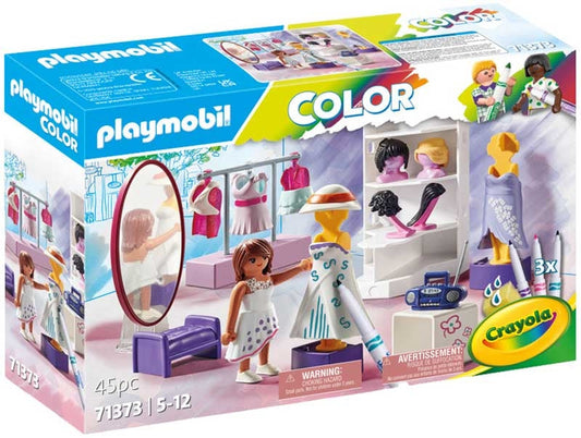 PLAYMOBIL COLOR: DRESSING ROOM WITH COLOURFUL WATER-SOLUBLE